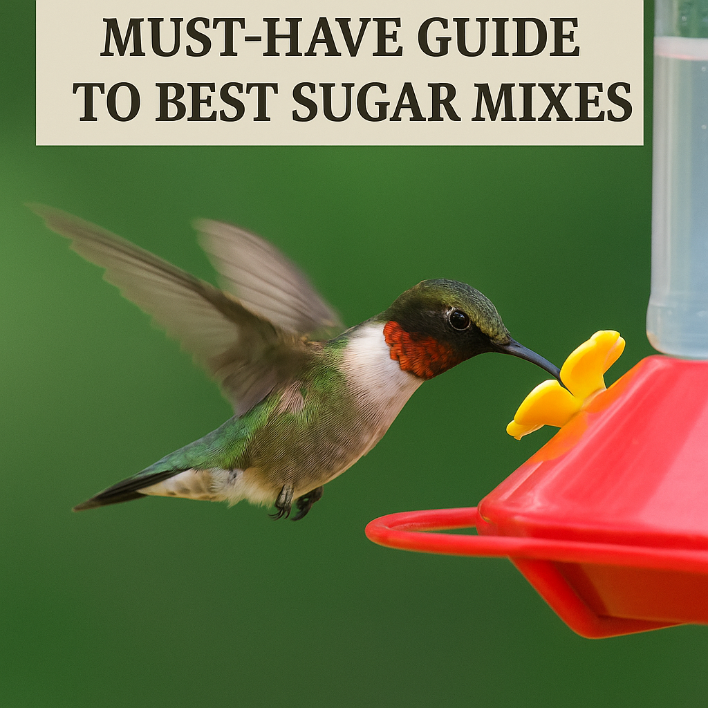 Generate a high-quality, relevant image prompt for an article about: Hummingbird Nectar Ratio: Must-