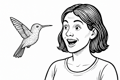 Hummingbirds Trusting Humans