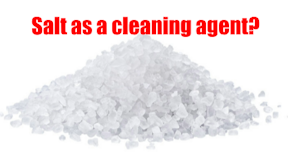 Is salt a good cleaning agent for cleaning hummer feeders?