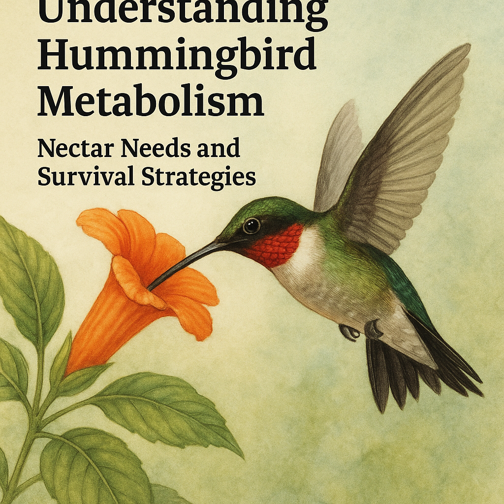 hummingbird metabolism strategies illustration for Understanding Hummingbird Metabolism: Nectar Needs and Survival Strategies