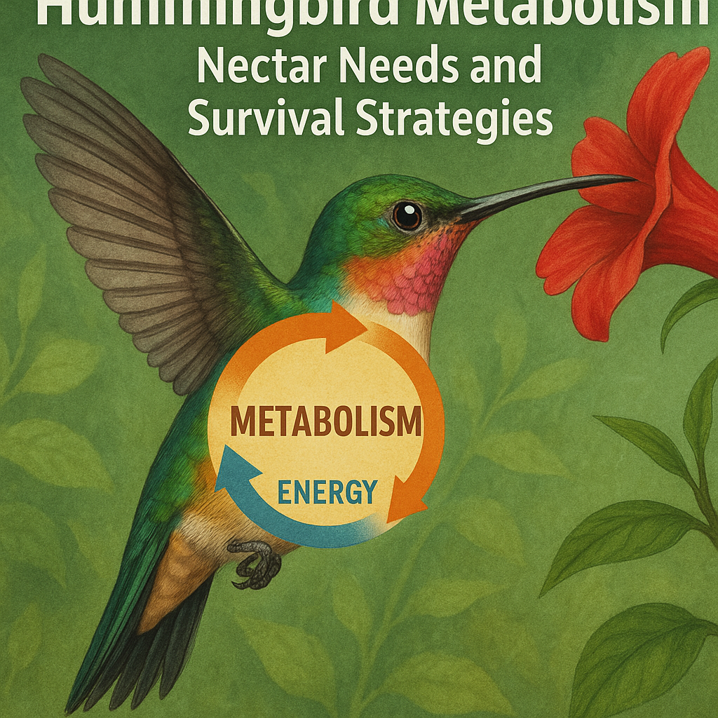 hummingbird metabolism strategies illustration for Understanding Hummingbird Metabolism: Nectar Needs and Survival Strategies