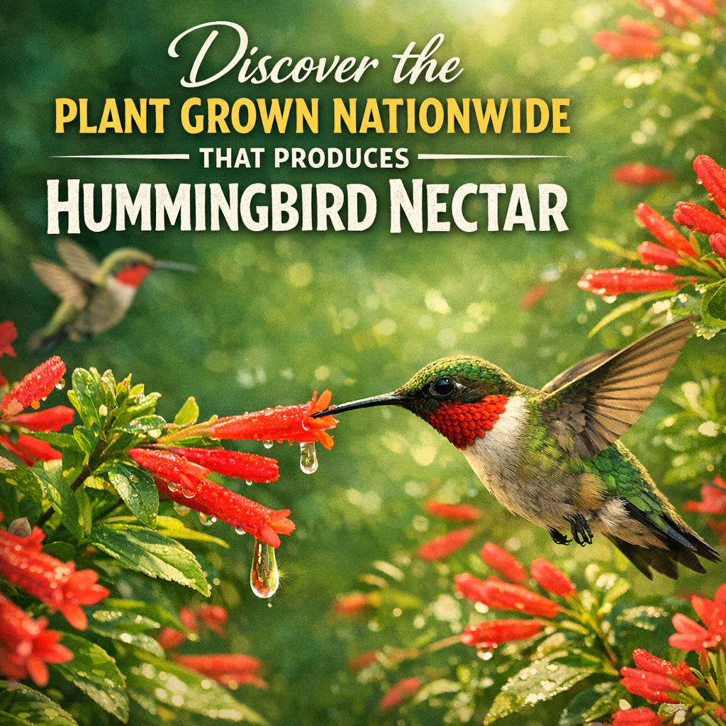 Close-up of a flowering plant known for producing hummingbird nectar.